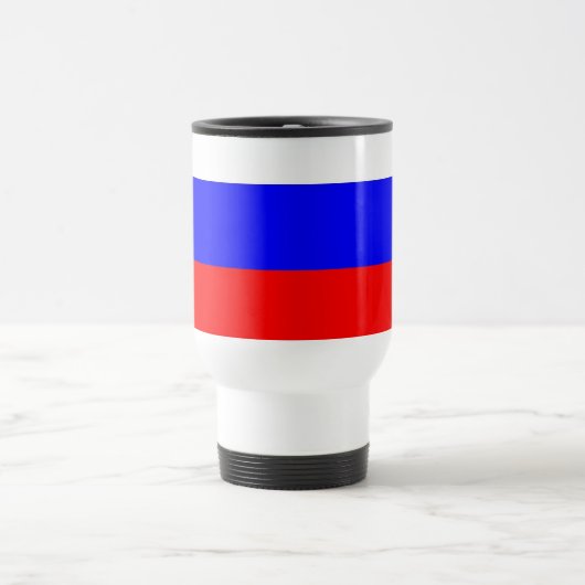 Mug de voyage avec drapeau de la Russie (Centre)