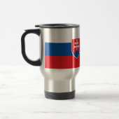 Mug de voyage avec drapeau de la Slovaquie (Gauche)