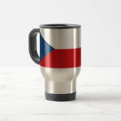 Mug de voyage avec Drapeau de la Tchéquie (Devant gauche)
