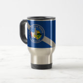 Mug de voyage avec Drapeau de Las Vegas, USA (Devant gauche)