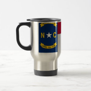 Mug de voyage avec drapeau de l'État de Caroline d