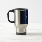 Mug de voyage avec drapeau de l'état de l'Alaska - (Gauche)