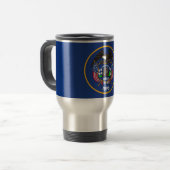 Mug de voyage avec Drapeau de l'Etat de l'Utah - U (Devant gauche)