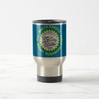 Mug de voyage avec Drapeau de l'Etat du Dakota du