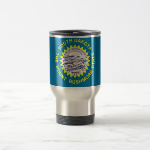 Mug de voyage avec Drapeau de l'Etat du Dakota du