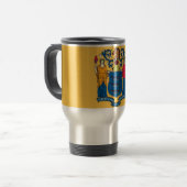 Mug de voyage avec drapeau de l'État du New Jersey (Devant gauche)