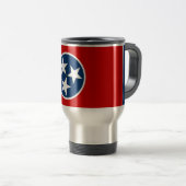 Mug de voyage avec drapeau de l'état du Tennessee  (Devant droit)