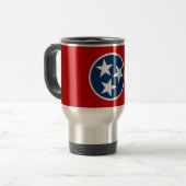 Mug de voyage avec drapeau de l'état du Tennessee  (Devant gauche)
