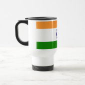 Mug de voyage avec drapeau de l'Inde (Gauche)