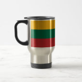 Mug de voyage avec Drapeau de Lituanie (Gauche)