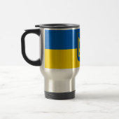 Mug de voyage avec drapeau de l'Ukraine (Gauche)