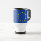 Mug de voyage avec drapeau de l'Union européenne (Devant droit)