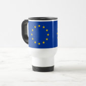 Mug de voyage avec drapeau de l'Union européenne (Devant gauche)