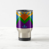 Mug de voyage avec drapeau de Manitou Springs (Centre)