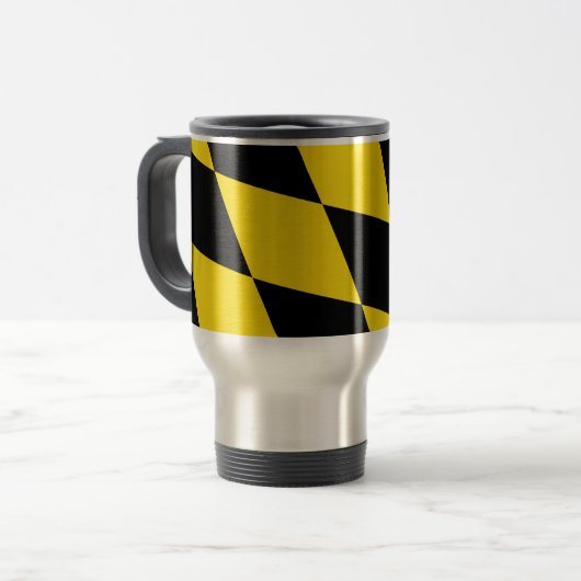 Mug de voyage avec Drapeau de Munich, Bavière (Devant gauche)