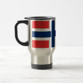 Mug de voyage avec Drapeau de Norvège (Gauche)