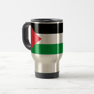 Mug de voyage avec Drapeau de Palestine
