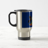 Mug de voyage avec Drapeau de Pennsylvanie Etat -  (Gauche)