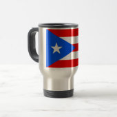 Mug de voyage avec Drapeau de Porto Rico - USA (Devant gauche)