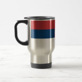 Mug de voyage avec Drapeau de Serbie (Gauche)