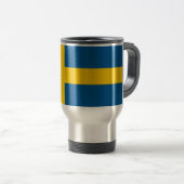 Mug de voyage avec Drapeau de Suède (Devant droit)