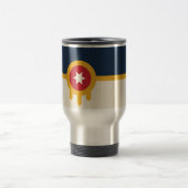 Mug de voyage avec drapeau de Tulsa, Oklahoma (Centre)