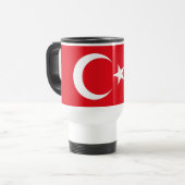 Mug de voyage avec Drapeau de Turquie (Devant gauche)
