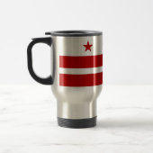 Mug de voyage avec Drapeau de Washington DC- USA (Gauche)
