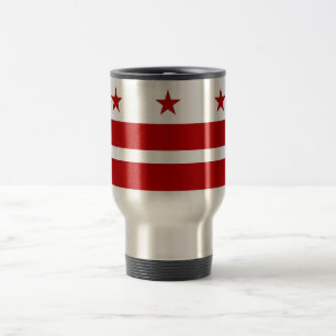 Mug de voyage avec Drapeau de Washington DC- USA