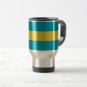 Mug de voyage avec drapeau des Bahamas (Devant droit)