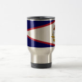 Mug de voyage avec Drapeau des Samoa américaines-  (Centre)