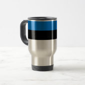 Mug de voyage avec Drapeau d'Estonie (Devant gauche)