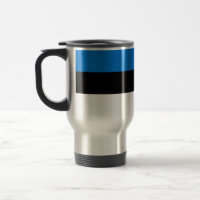 Mug de voyage avec Drapeau d'Estonie