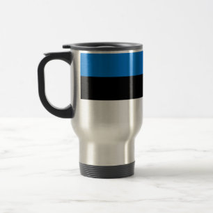 Mug de voyage avec Drapeau d'Estonie