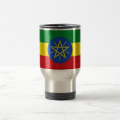 Mug de voyage avec drapeau d'Éthiopie (Centre)
