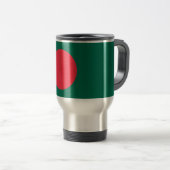 Mug de voyage avec drapeau du Bangladesh (Devant droit)