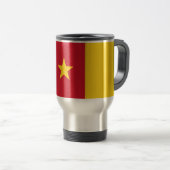 Mug de voyage avec drapeau du Cameroun (Devant droit)