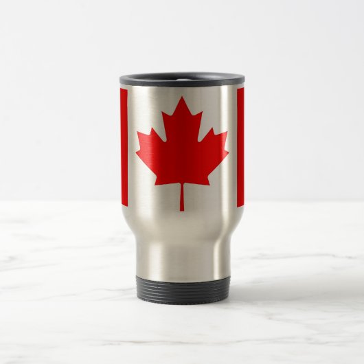 Mug de voyage avec drapeau du Canada (Centre)