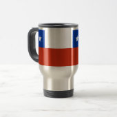 Mug de voyage avec drapeau du Chili (Devant gauche)