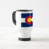 Mug de voyage avec drapeau du Colorado (Devant gauche)