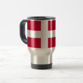 Mug de voyage avec drapeau du Danemark (Devant gauche)