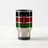 Mug de voyage avec Drapeau du Kenya (Centre)