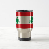 Mug de voyage avec drapeau du Liban (Centre)