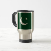 Mug de voyage avec drapeau du Pakistan (Devant gauche)