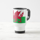 Mug de voyage avec Drapeau du Pays de Galles (Devant droit)