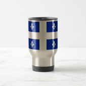 Mug de voyage avec Drapeau du Québec, Canada (Centre)