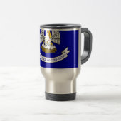 Mug de voyage avec Drapeau Louisiana State - USA (Devant droit)
