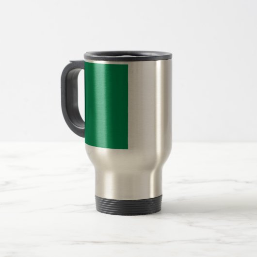 Mug de voyage avec le drapeau du Nigeria (Devant gauche)