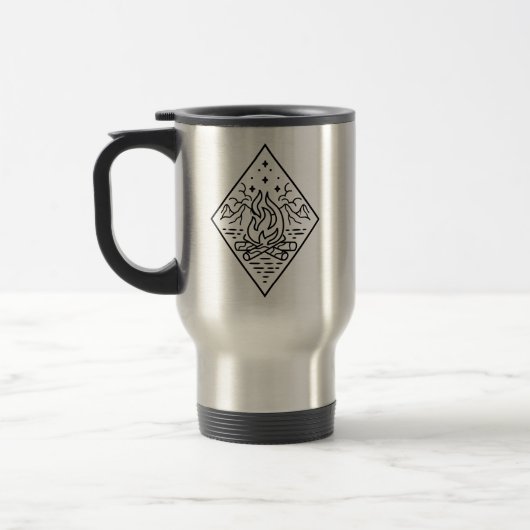Mug De Voyage Aventure au feu de camp (Gauche)