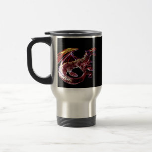 Mug De Voyage Aventure Épique de Fantastie Né des Flammes avec u